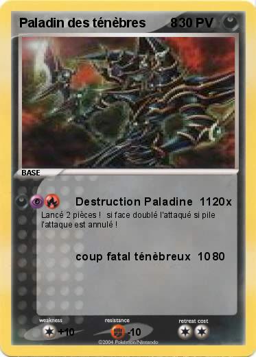 Pokemon Paladin des ténèbres       8      