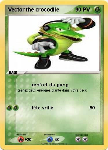 Pokemon Vector the crocodile