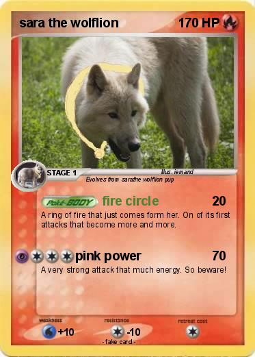 Pokemon sara the wolflion