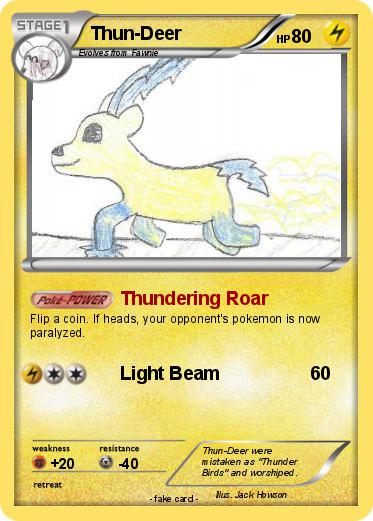 Pokemon Thun-Deer