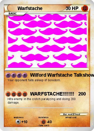Pokemon Warfstache