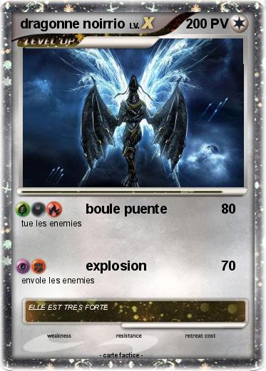 Pokemon dragonne noirrio