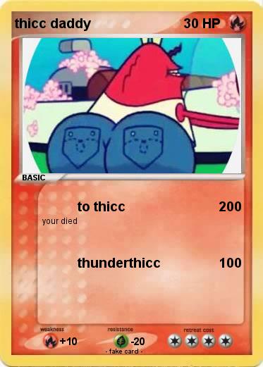 Pokemon thicc daddy