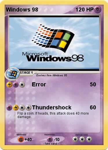 Pokemon Windows 98