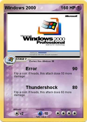 Pokemon Windows 2000