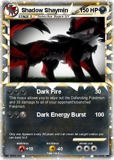 Pokemon Shadow Shaymin