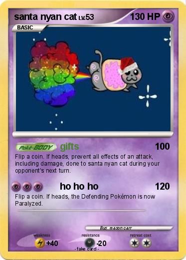 Pokemon santa nyan cat