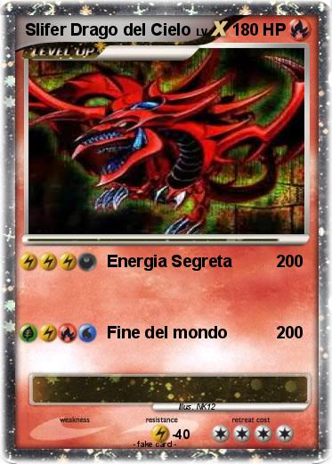 Pokemon Slifer Drago del Cielo