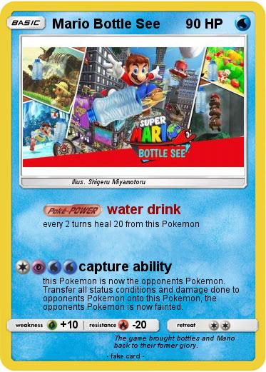 Pokemon Mario Bottle See