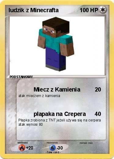 Pokemon ludzik z Minecrafta