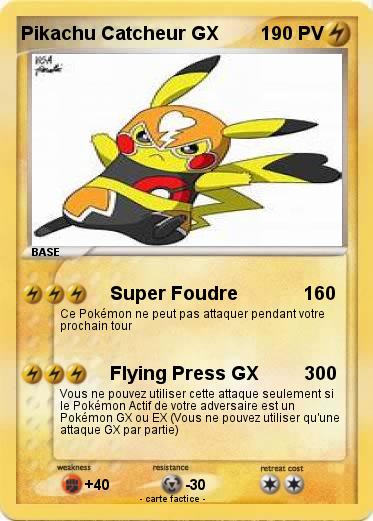 Pokemon Pikachu Catcheur GX