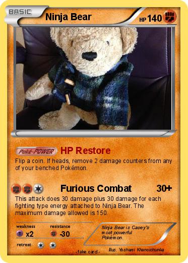 Pokemon Ninja Bear