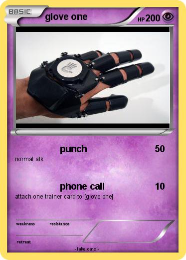 Pokemon glove one