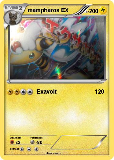 Pokemon mampharos EX