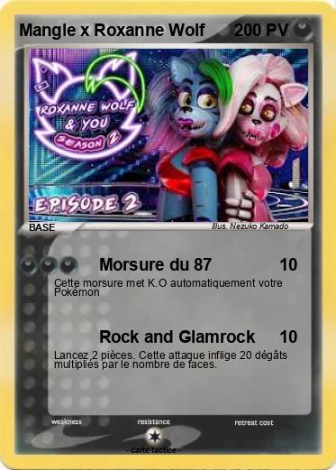 Pokemon Mangle x Roxanne Wolf