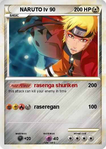 Pokemon NARUTO lv 90
