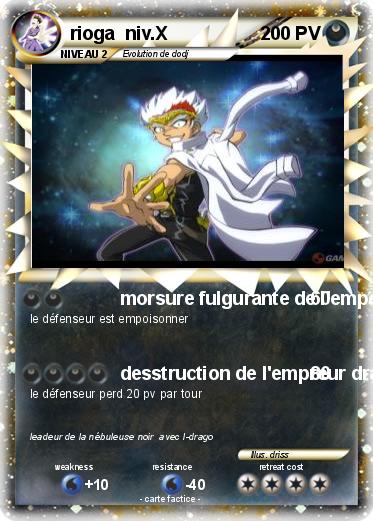 Pokemon rioga  niv.X