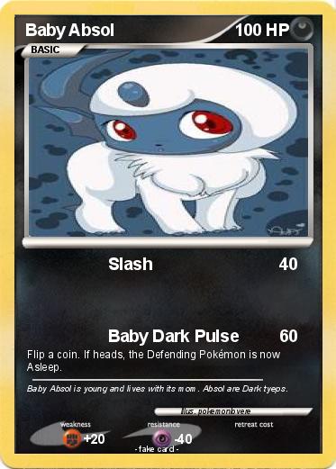 Pokemon Baby Absol