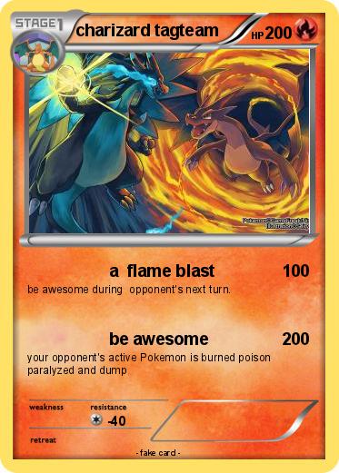 Pokemon charizard tagteam