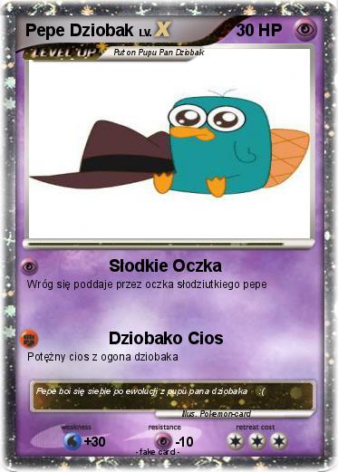 Pokemon Pepe Dziobak