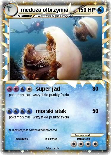 Pokemon meduza olbrzymia