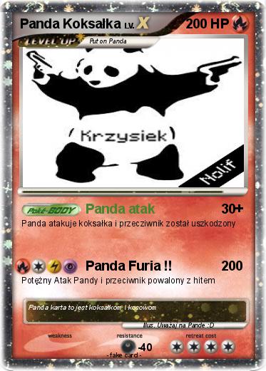 Pokemon Panda Koksałka