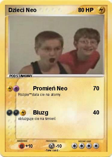 Pokemon Dzieci Neo