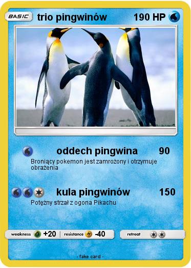 Pokemon trio pingwinów