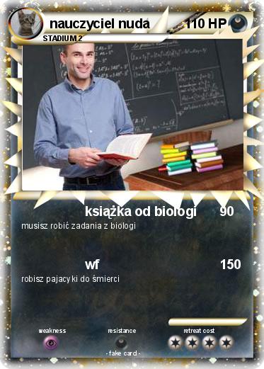 Pokemon nauczyciel nuda