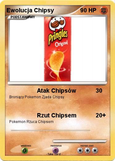 Pokemon Ewolucja Chipsy