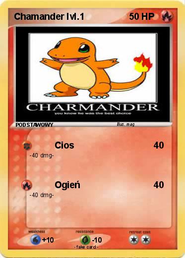 Pokemon Chamander lvl.1