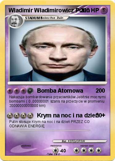Pokemon Władimir Władimirowicz Putin
