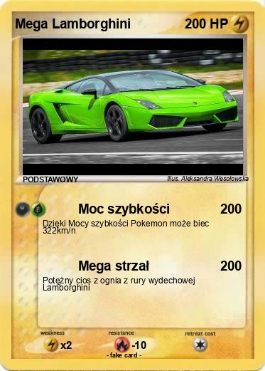 Pokemon Mega Lamborghini