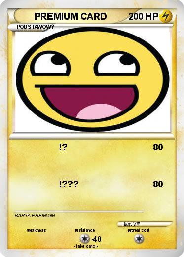 Pokemon PREMIUM CARD